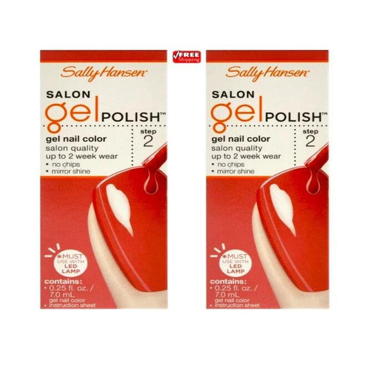 (2-pack) Sally Hansen Gel Nail Polish Step 2, # 225 KOOK A MANGO 0.25 oz