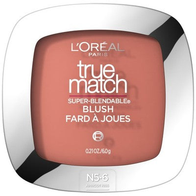L'Oreal Paris True Match Super Blendable Blush, Apricot Kiss, 0.21 oz