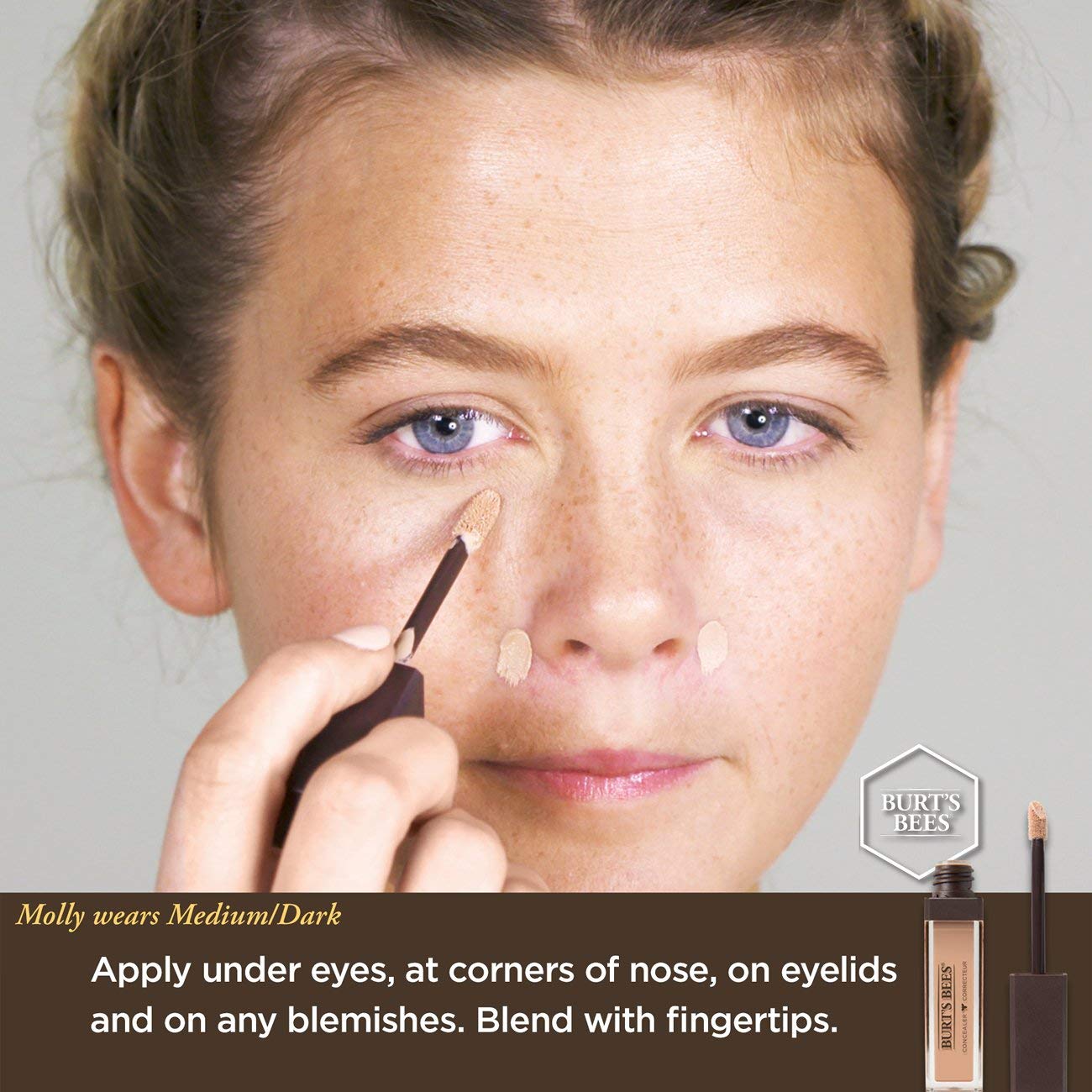 Burts Bees Concealer, Tan  - 1 Tube