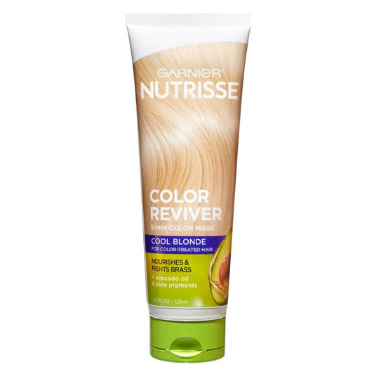 Garnier Nutrisse Color Reviver 5 Min Color Mask, Cool Blonde, 4.2 fl oz