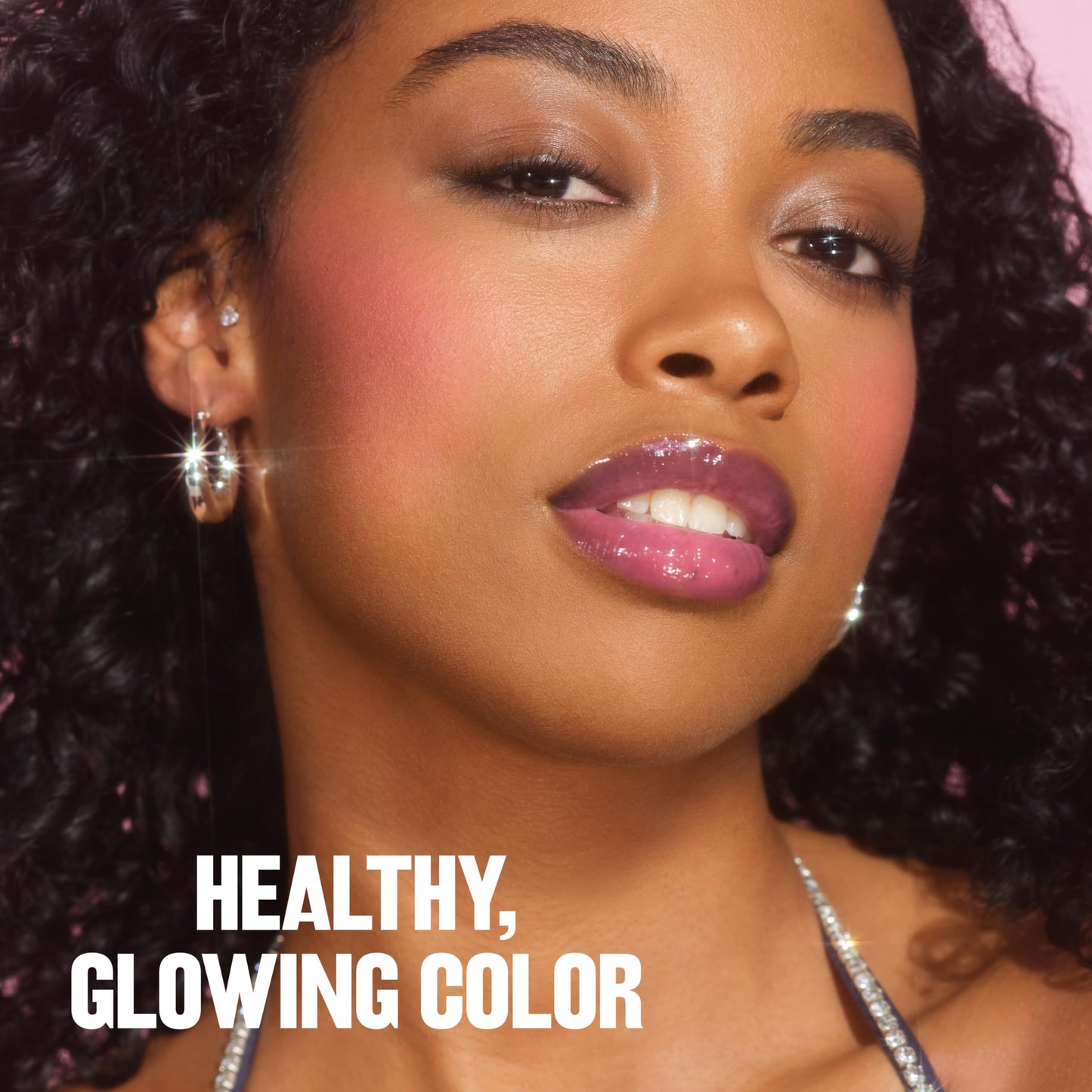 Revlon Glimmer Blush Drops, Liquid Cheek Blush, 102 Pink It Over, 0.32 fl oz