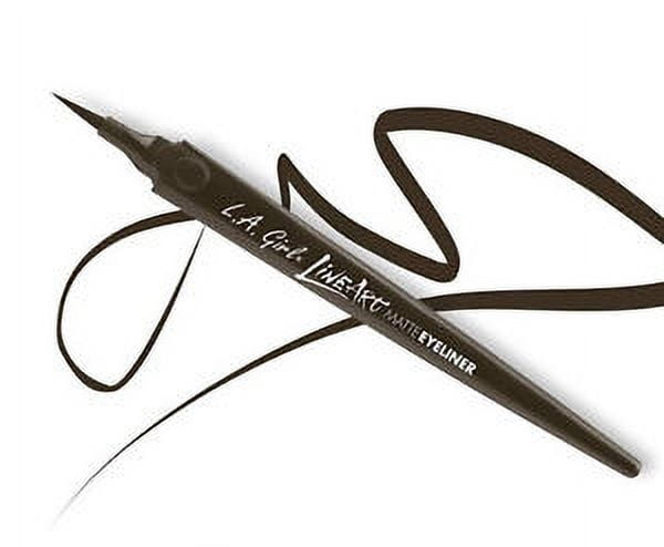 L.A. Girl Line Art Matte Eyeliner, Espresso GLE713