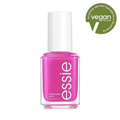 essie Salon Quality Vegan Nail Polish, Warm Magenta Pink, 0.46 fl oz Bottle
