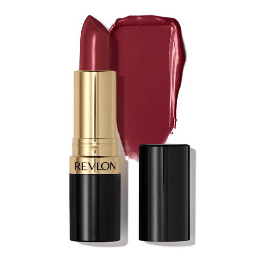 Revlon Super Lustrous Creme Lipstick, Creamy Formula, 630 Raisin Rage, 0.15 oz