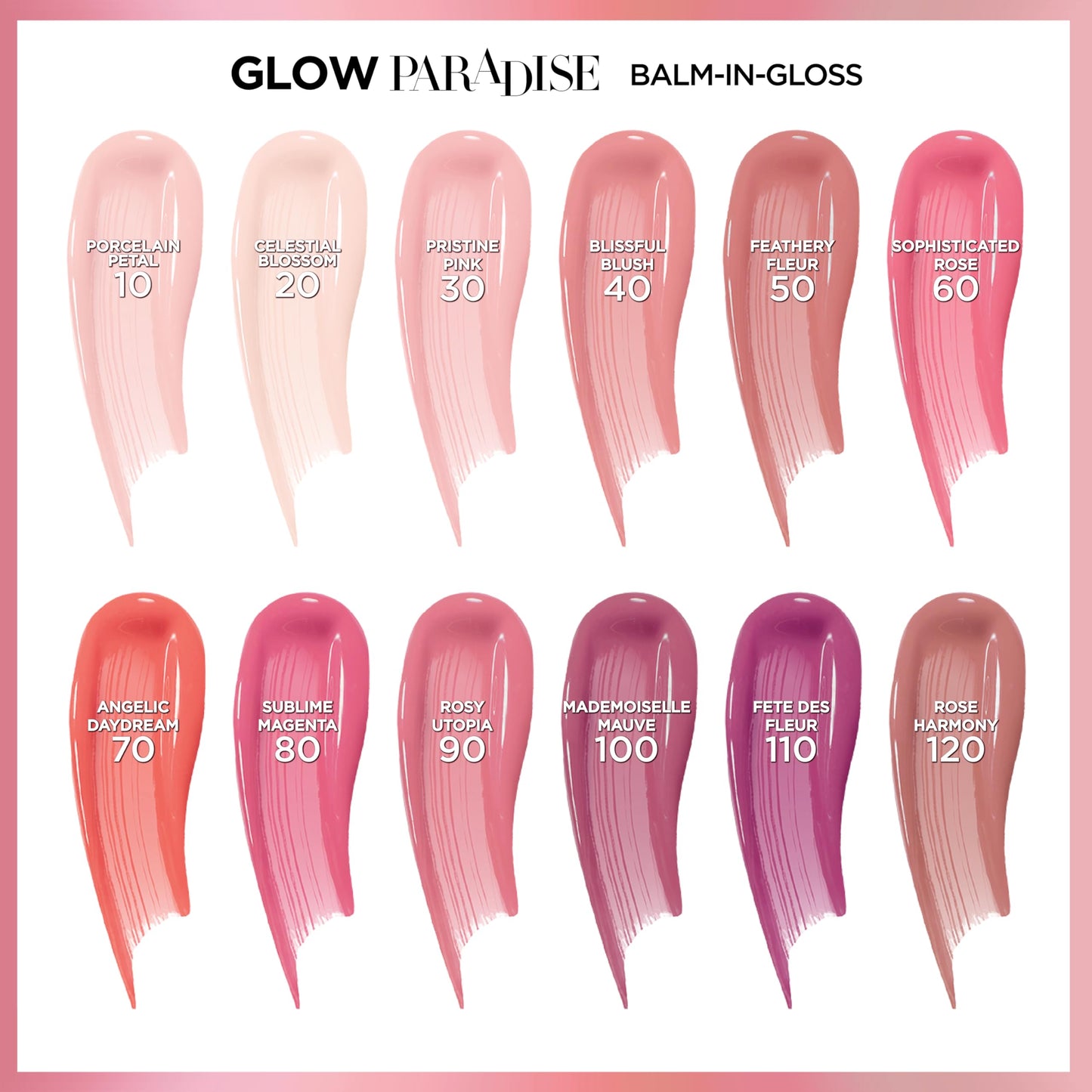 L'Oreal Paris Glow Paradise Lip Balm-in-Gloss with Pomegranate Extract, Blissful Blush