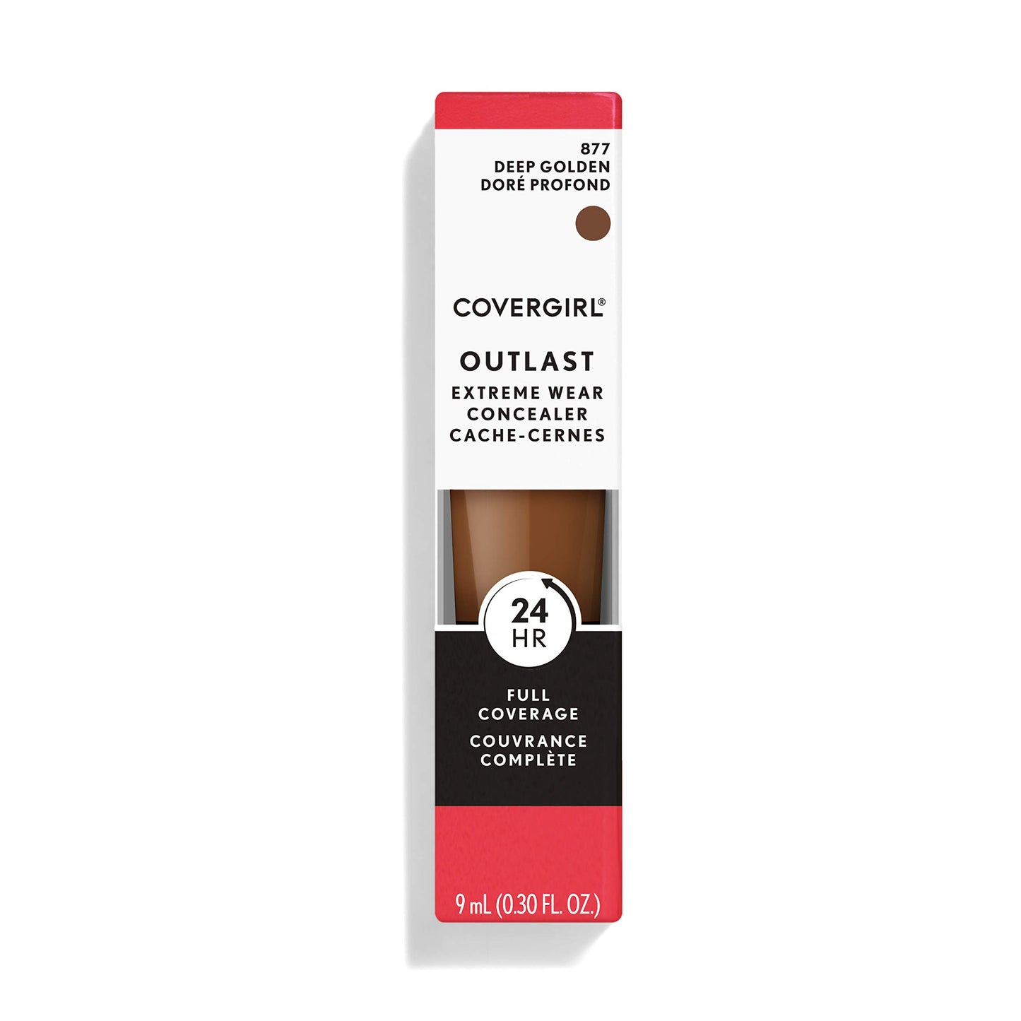 Corrector COVERGIRL Outlast Extreme Wear, dorado intenso 877, paquete de 1