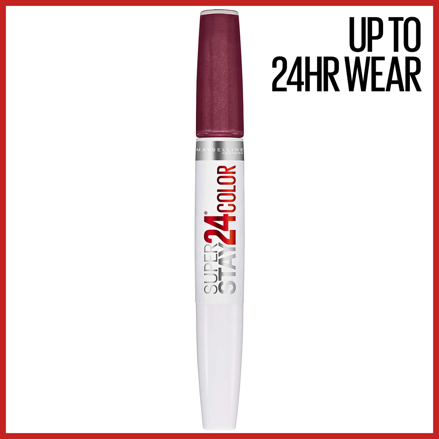 Maybelline SuperStay 24 2-Step Liquid Lipstick, Unlimited Raisin