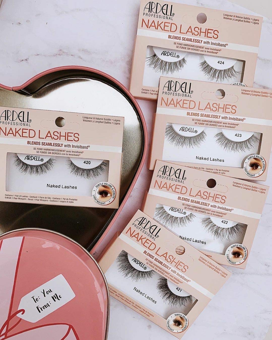 Ardell Naked False Lash 424, Black striplash