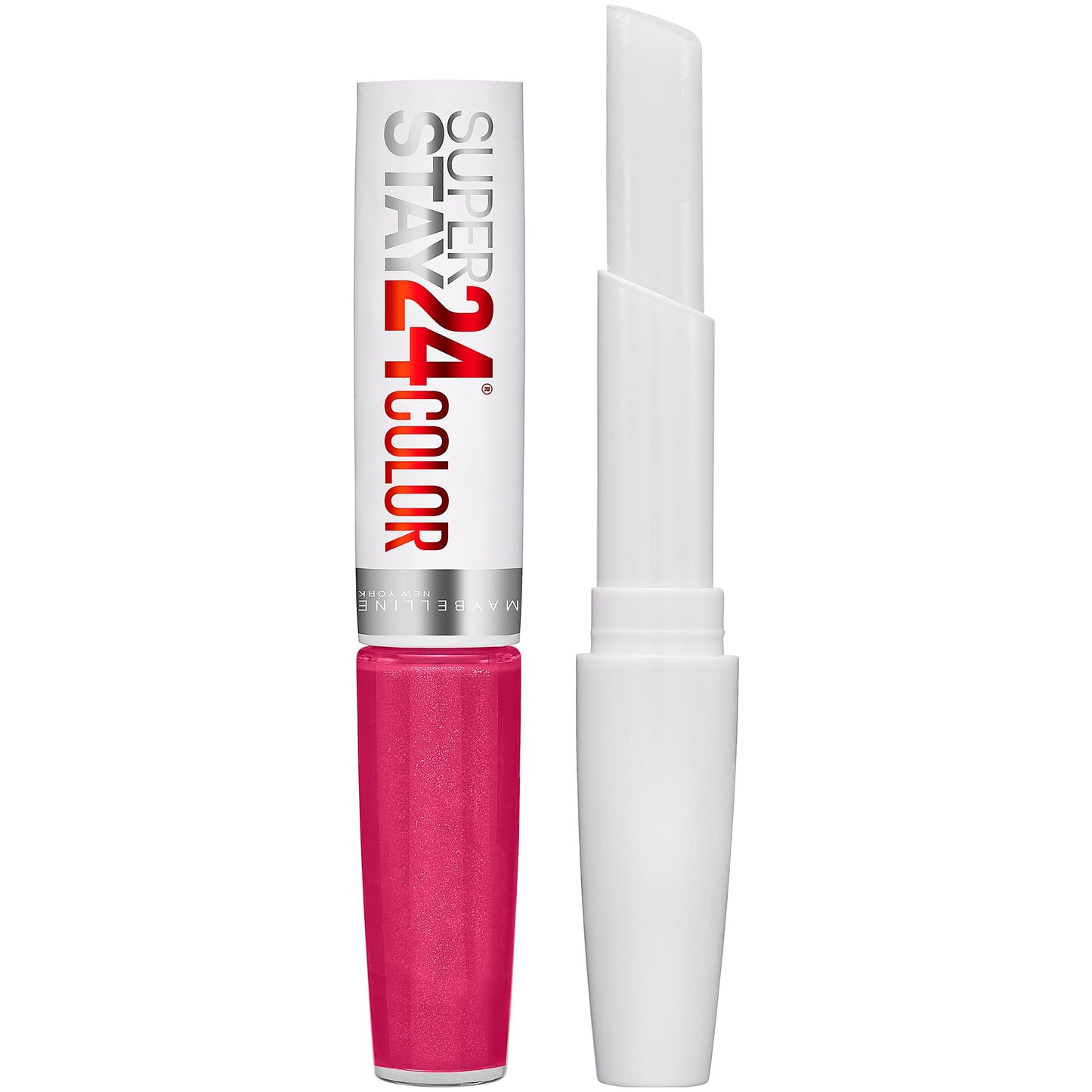 Maybelline SuperStay 24 2-Step Liquid Lipstick Makeup, 24/7 Fuchsia, 1 kit