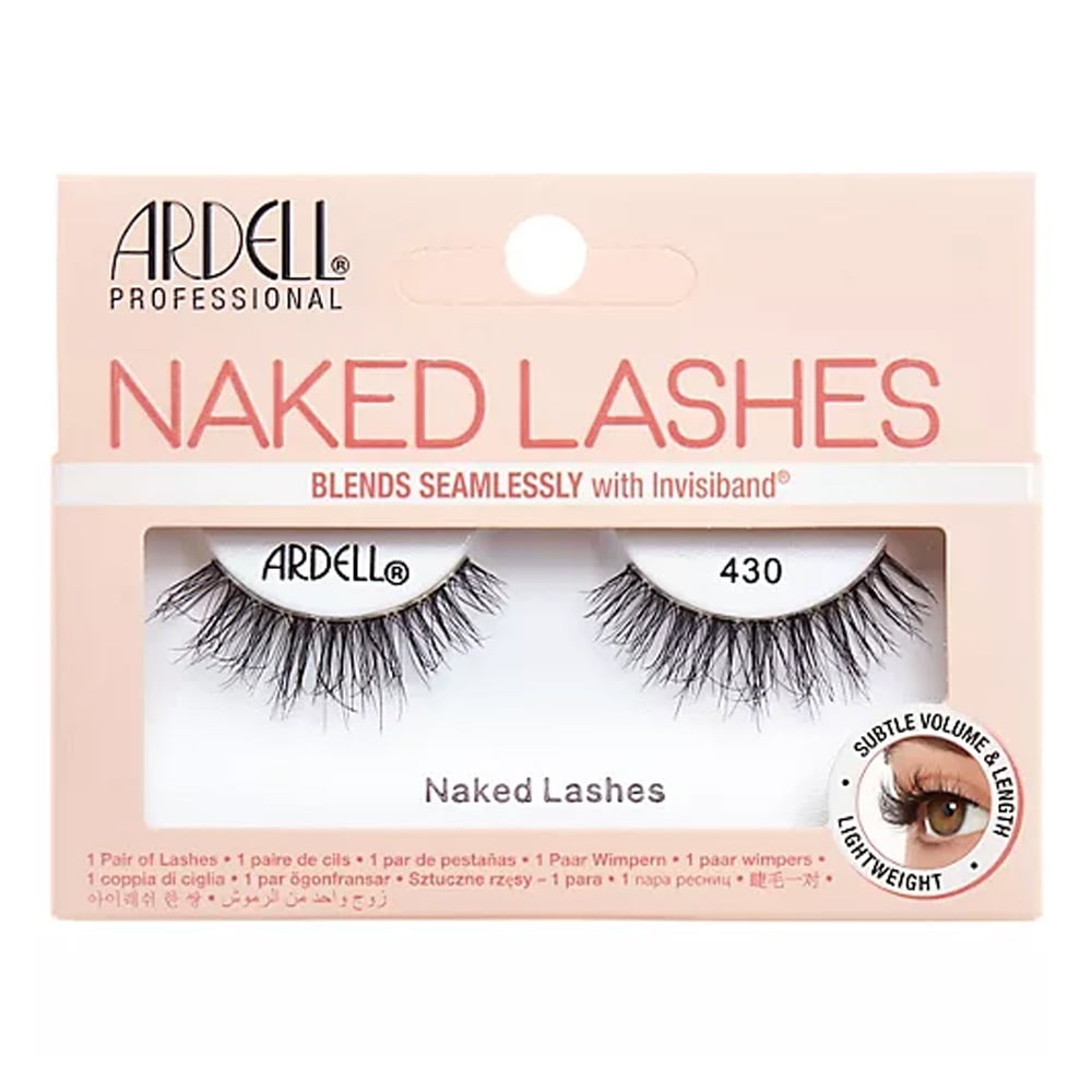 Ardell Strip Lashes Naked Lashes 430 with Invisiband, 1 pair