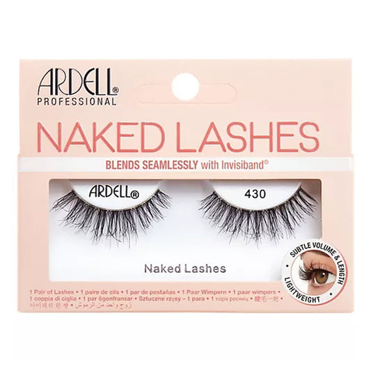 Ardell Strip Lashes Naked Lashes 430 with Invisiband, 1 pair