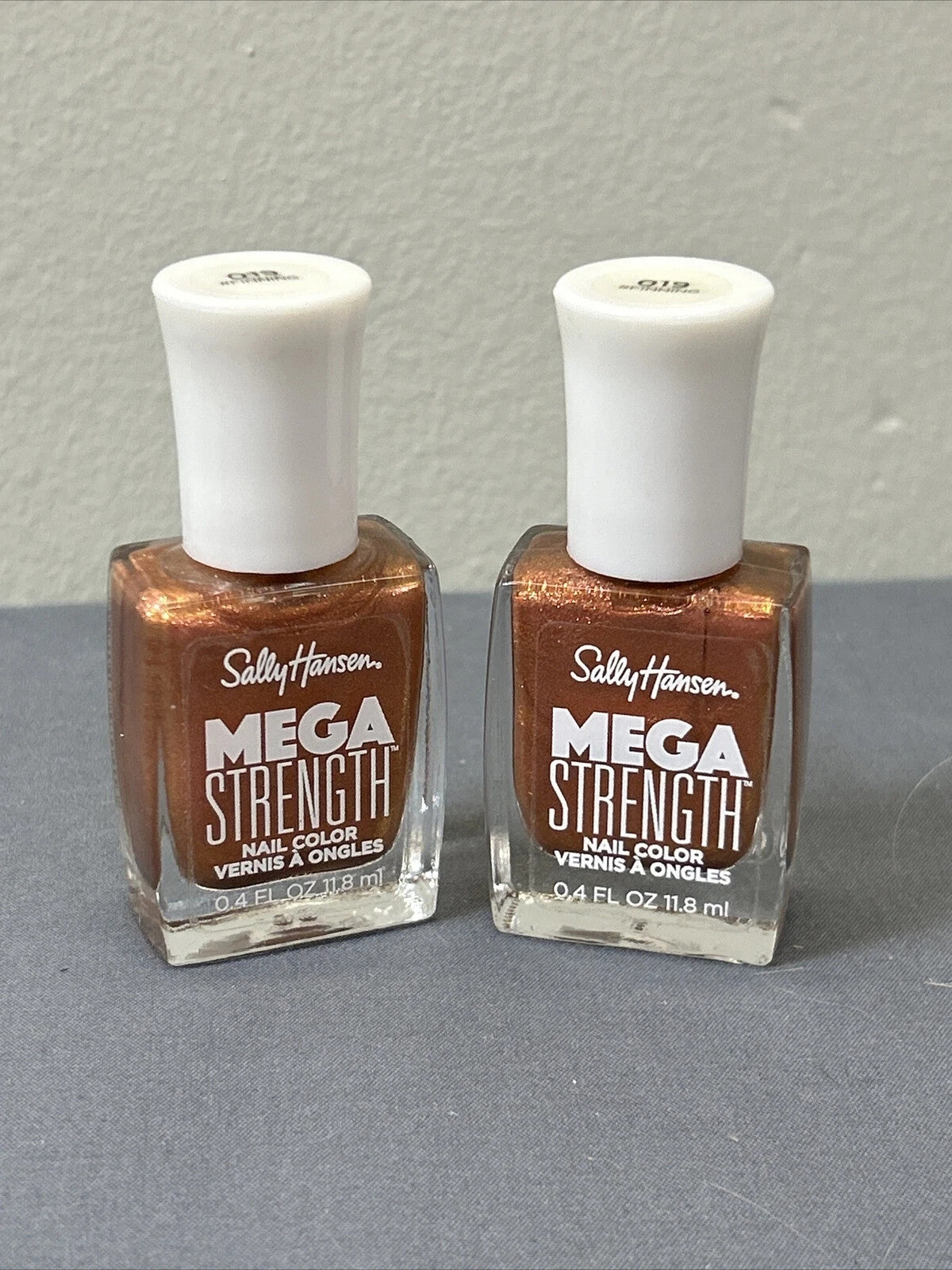 (Paquete de 2) ESMALTE DE UÑAS SALLY HANSEN MEGA FUERTE #019 Finning