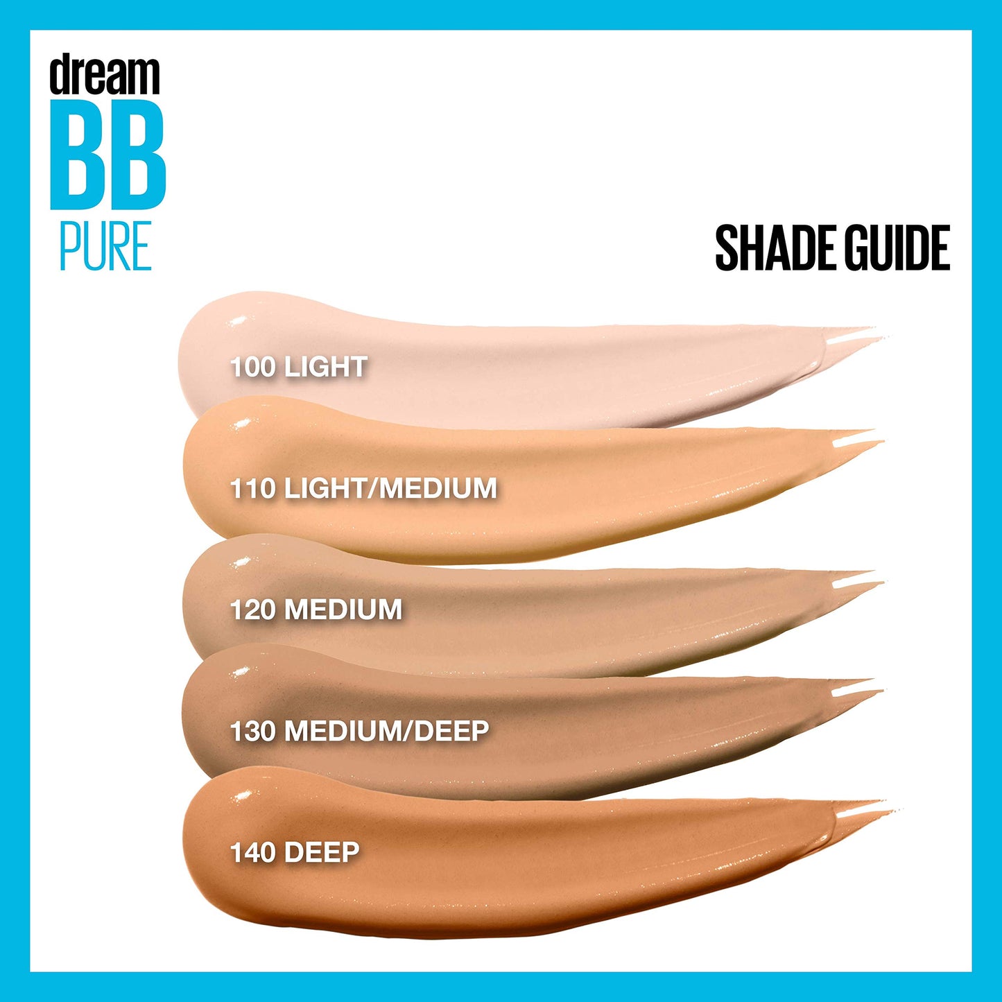 Maybelline Dream Pure 8 in 1 Skin Perfector BB Cream, Medium Deep, 1 fl oz