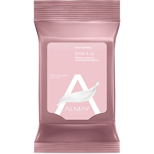 Almay Ultra Hydrating Makeup Remover Cleansing Towelettes, 25 Wipes
