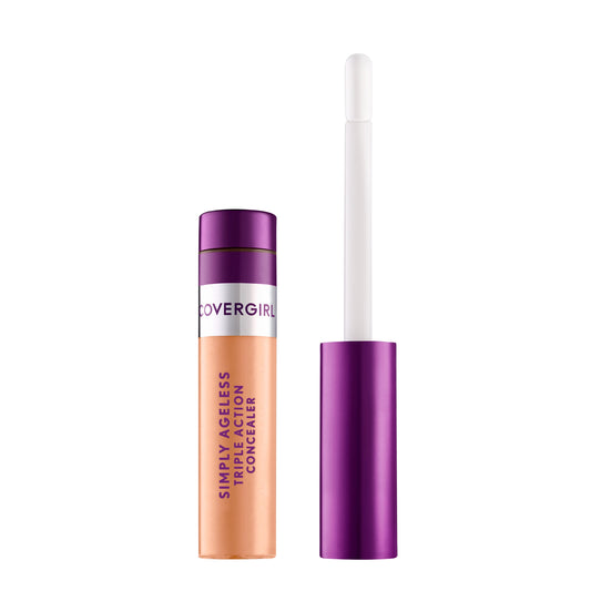 COVERGIRL Simply Ageless Triple Action Concealer, 350 Warm Beige, 0.24 fl oz