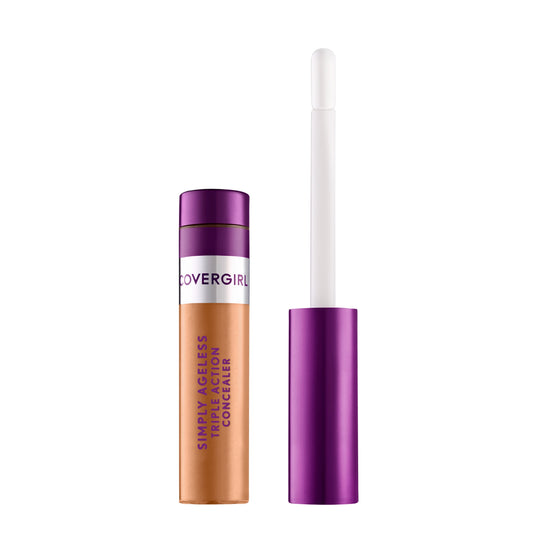 COVERGIRL Simply Ageless Triple Action Concealer, 370 Toasted Almond, 0.24 fl oz