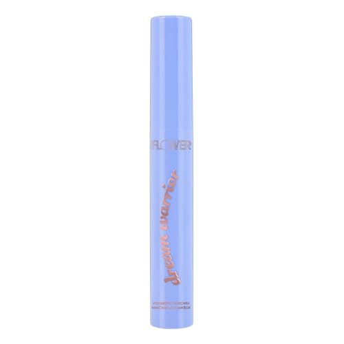 FLOWER BEAUTY Warrior Princess Mascara | Clump Free Volume, Extra Length & Definition | Vegan (Royal Black)
