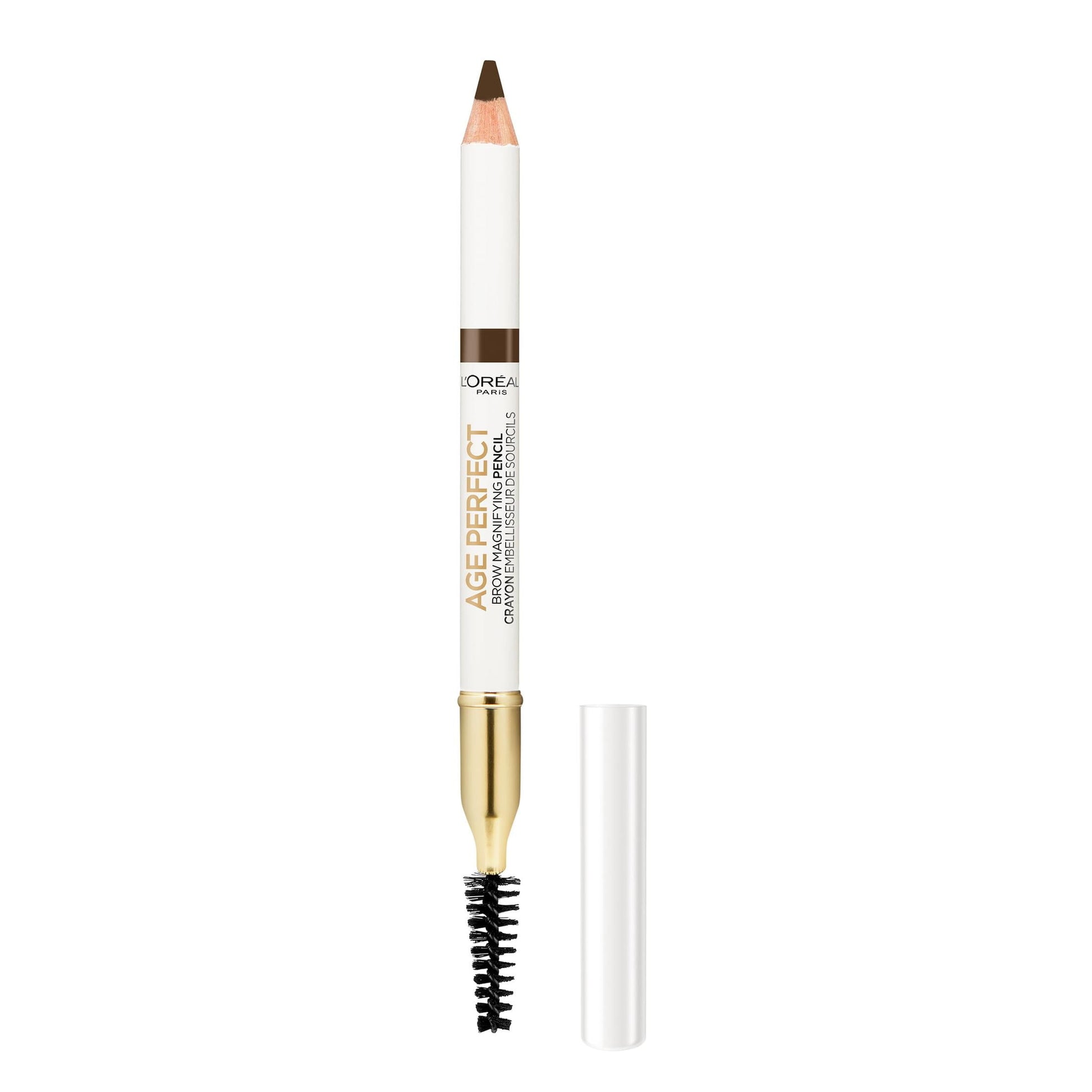 L'Oreal Paris Age Perfect Brow Magnifying Pencil with Vitamin E, Deep Brown, 0.02 oz.