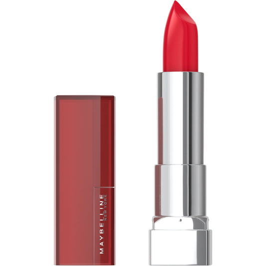 Maybelline Color Sensational The Creams, Cream Finish Lipstick Makeup, Red Revolution, 0.15 oz.