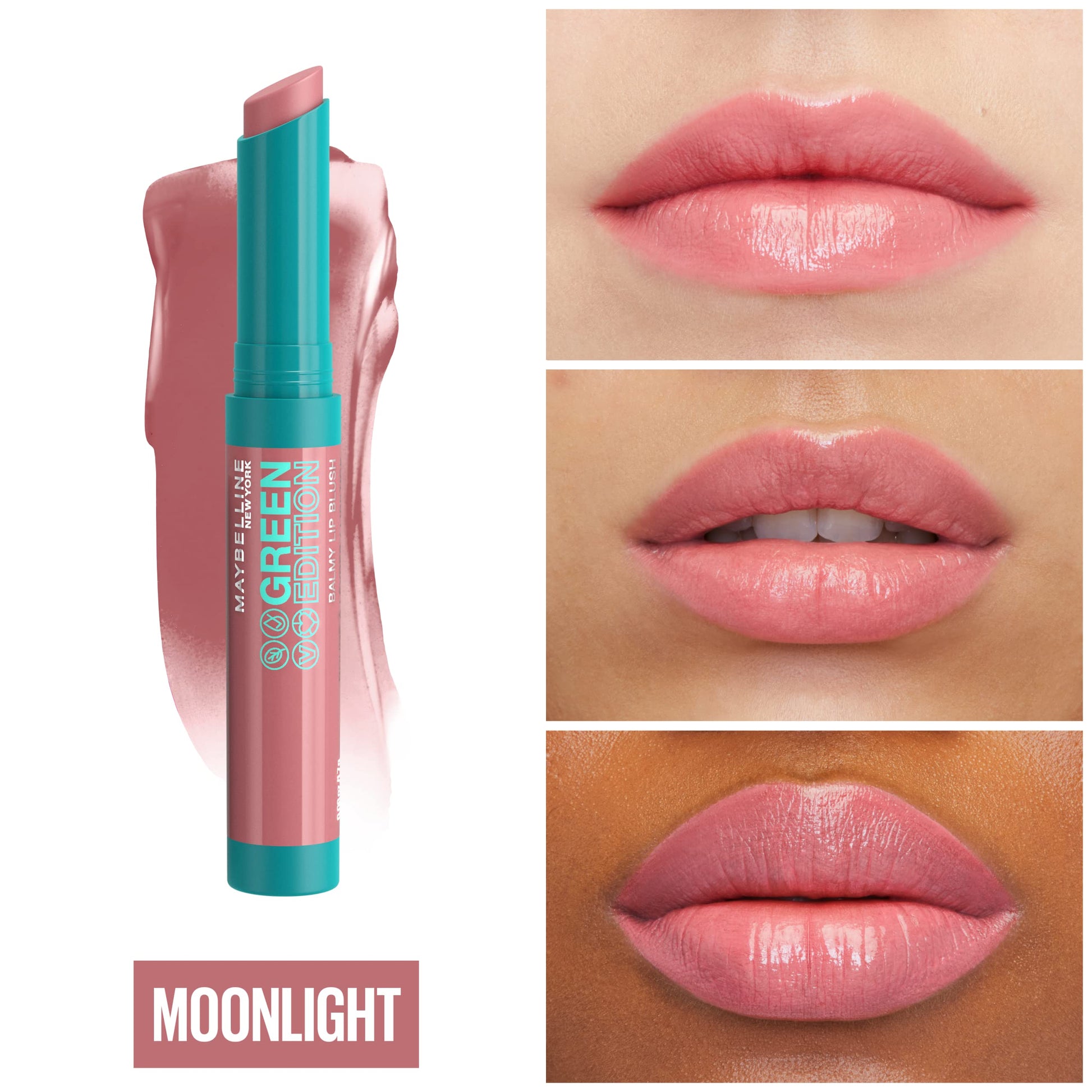Maybelline Green Edition Balmy Lip Blush with Mango Oil, Moonlight