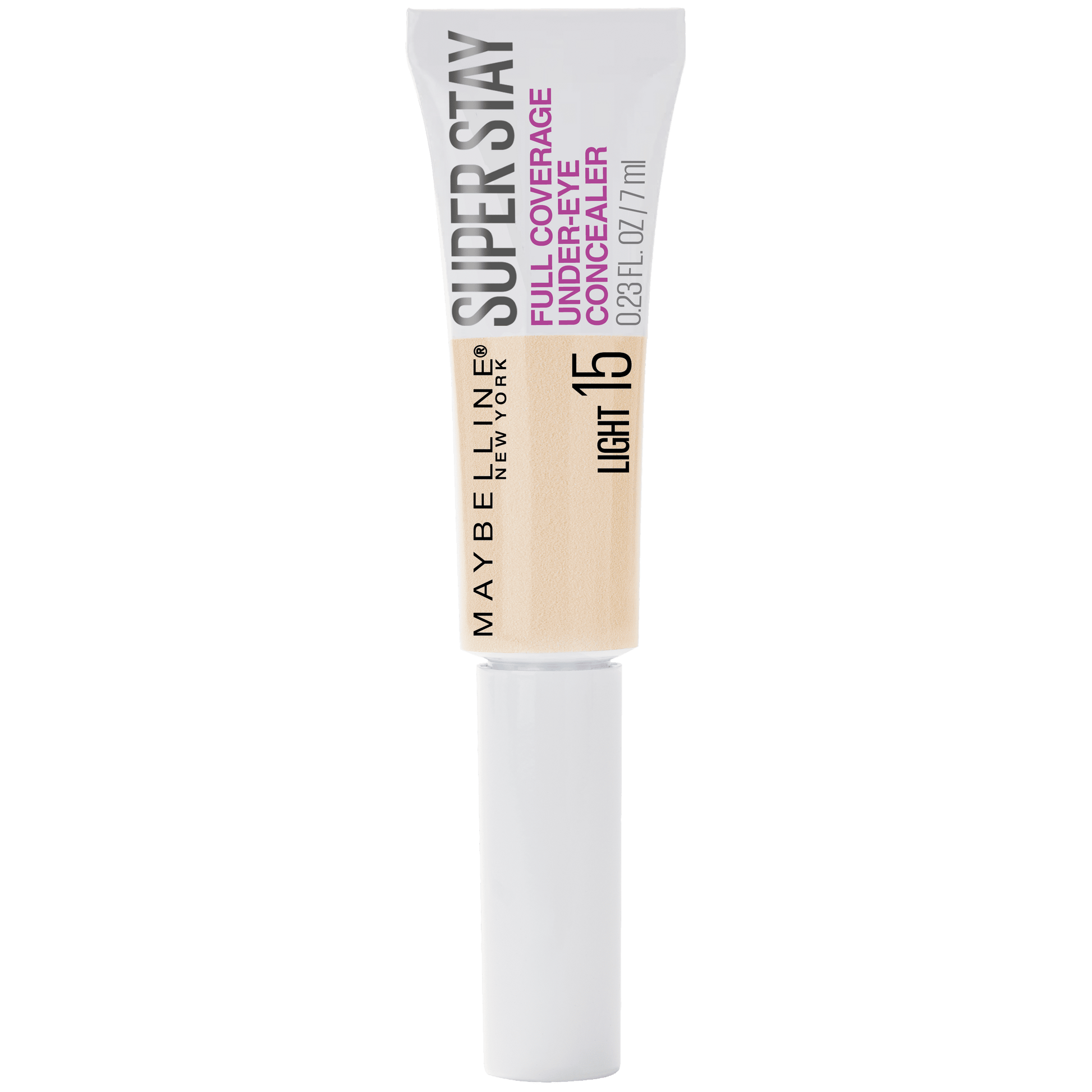 Maybelline Super Stay Full Coverage, Long Lasting Under-Eye Concealer, Light, 0.23 fl. oz.