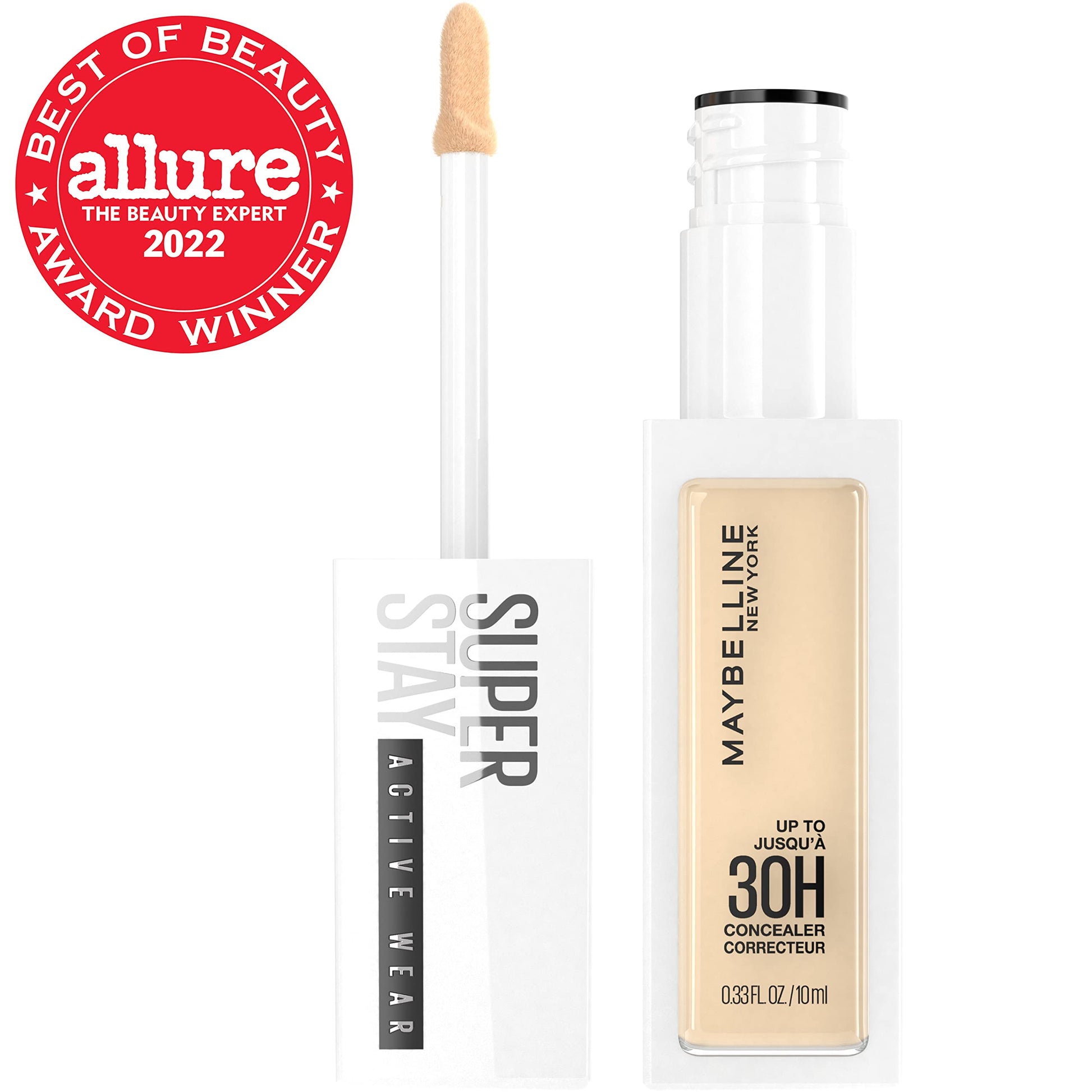 Maybelline Super Stay Longwear Liquid Concealer, Full Coverage, 11, 0.33 fl oz