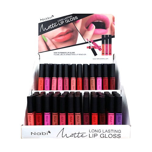 nabi-cosmetics-matte-lip-gloss-display-set-144-pieces