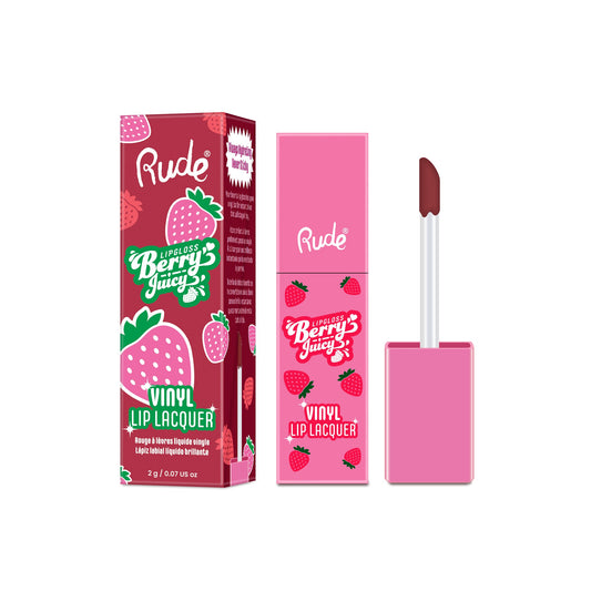 RUDE Berry Juicy Vinyl Lip Lacquer