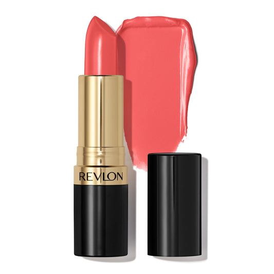 Revlon Super Lustrous Creme Lipstick, Creamy Formula, 674 Coral Berry, 0.15 oz