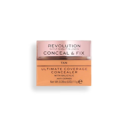 Revolution Conceal and Fix Ultimate Coverage Concealer TAN