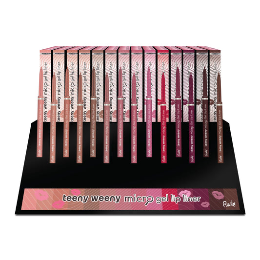 RUDE Teeny Weeny Micro Gel Lip Liner Display Set 112 pcs