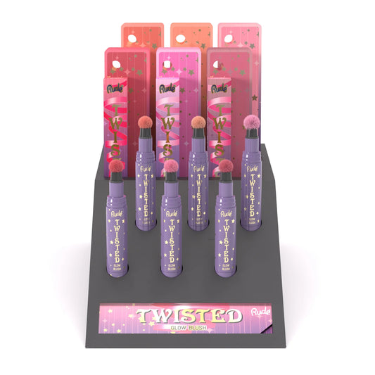 RUDE Twisted Glow Blush Display Set - 48pcs