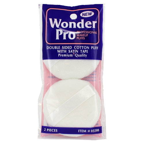 wonder-pro-double-sided-cotton-puff-with-satin-tape-2-pieces