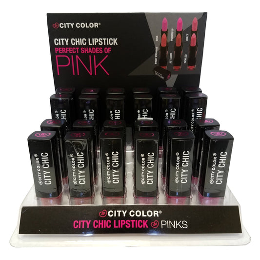 city-color-city-chic-lipstick-pinks-display-case-24-pices-l0008b