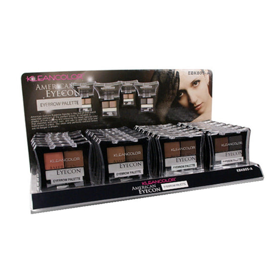 kleancolor-american-eyecon-eyebrow-palette-display-case-set-24-pieces