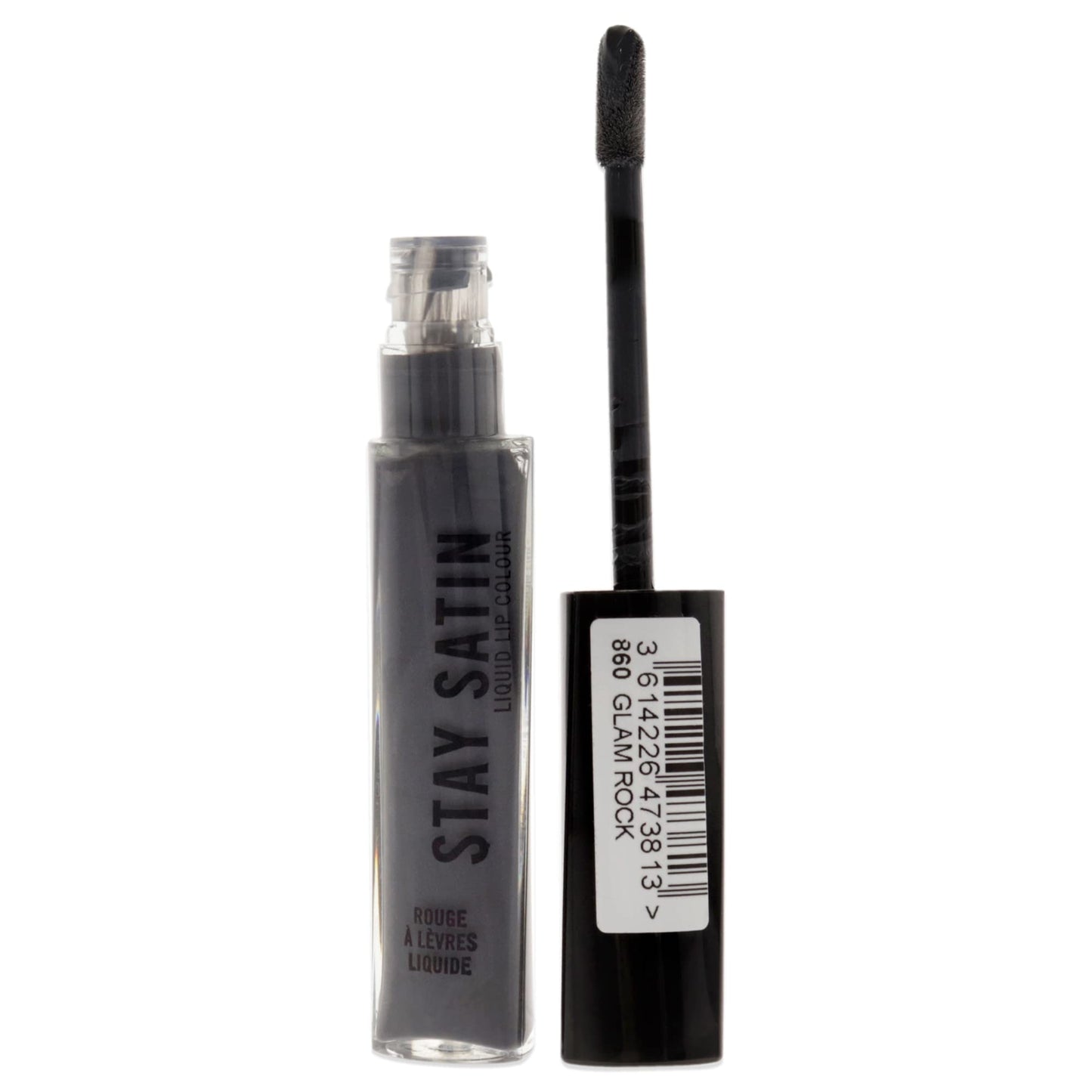 Rimmel London Stay Satin Liquid Lip Color - Glam Rock Lipstick Women 0.21 oz