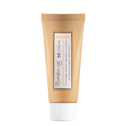 The Creme Shop Cutting-Edge Full Coverage Age Defense SPF 30 Medium BB Creme Light, 1.69 Ounce