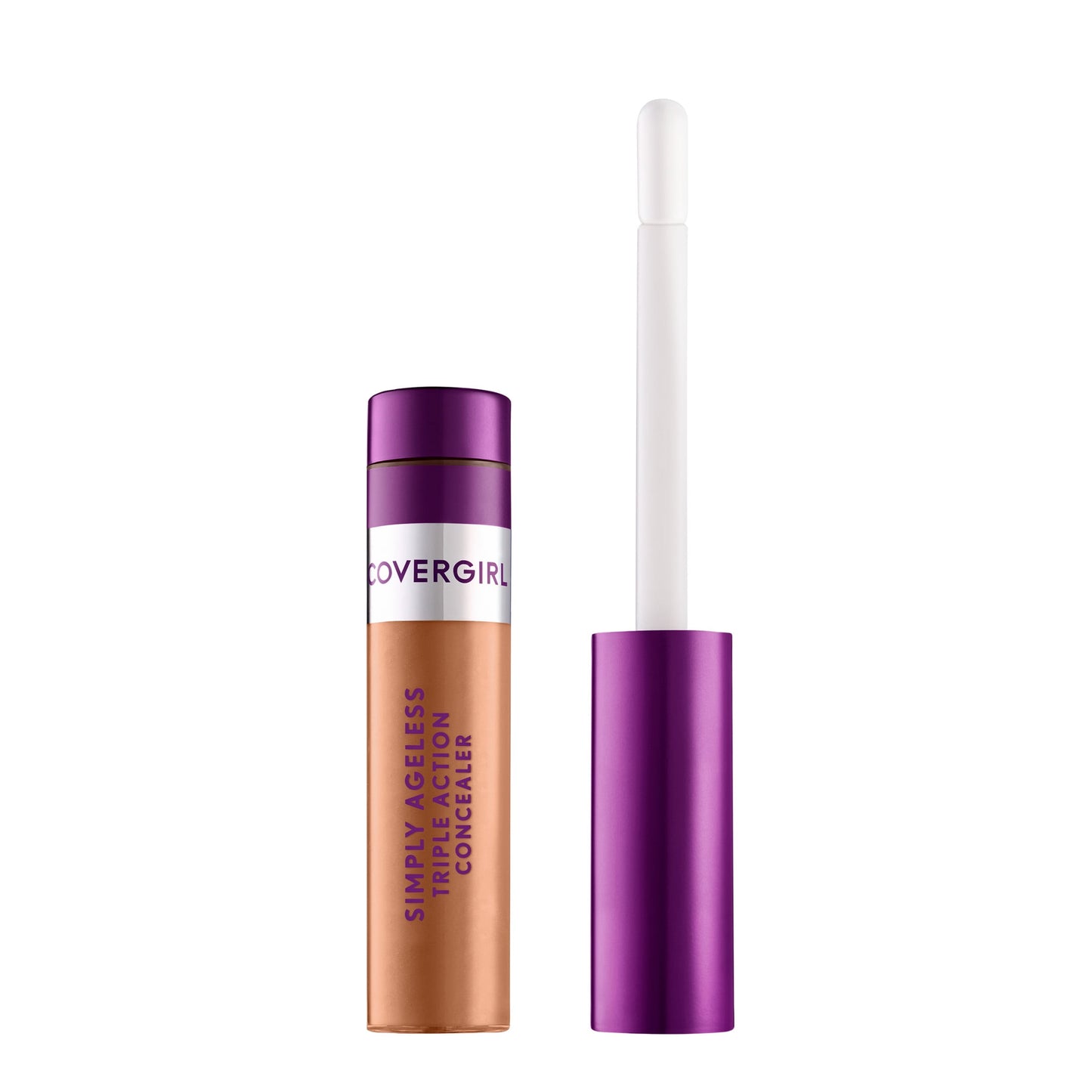 COVERGIRL Simply Ageless Triple Action Concealer, 380 Soft Sable, 0.24 fl oz