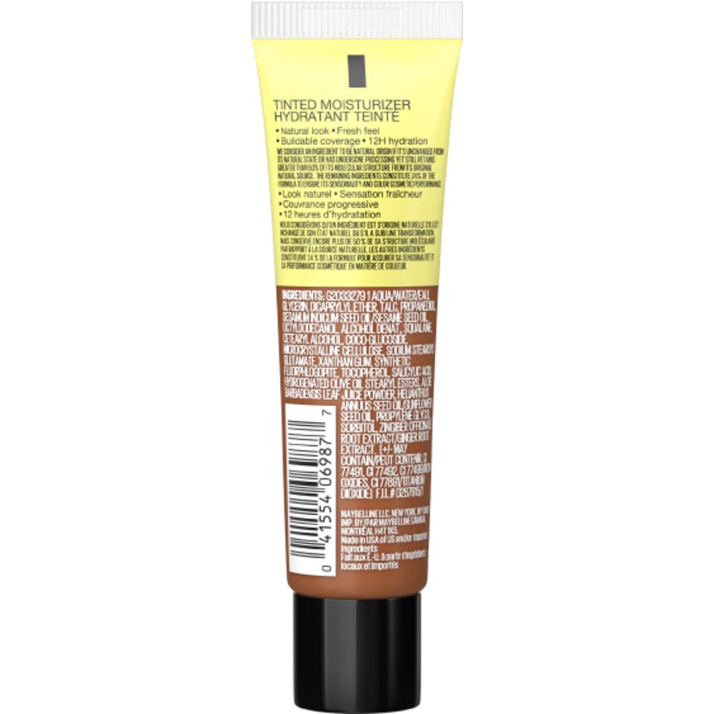 Tubo líquido hidratante con color Maybelline Fit Me para todo tipo de piel