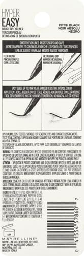 Maybelline EyeStudio Hyper Easy Liquid Eyeliner, Pitch Black