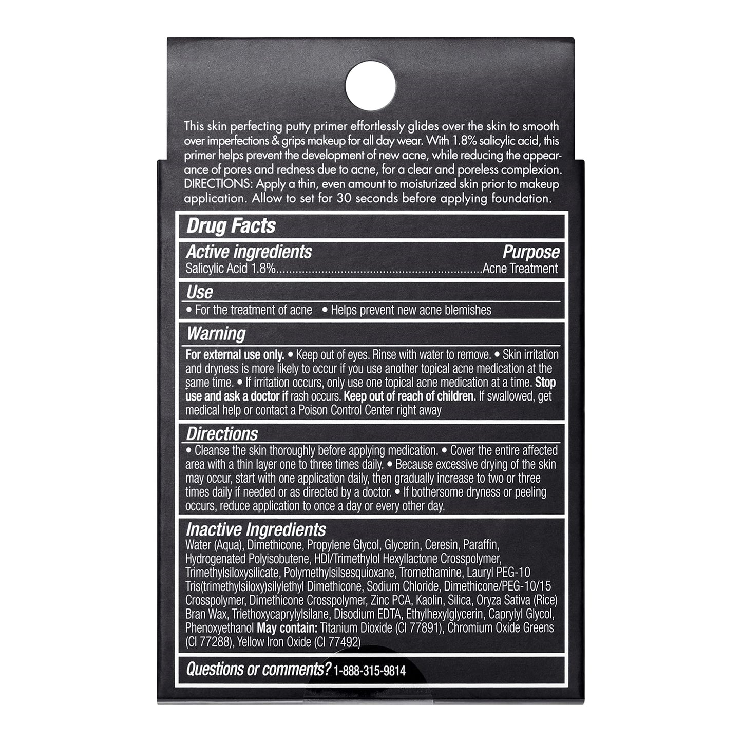 e.l.f. Acne Fighting Putty Primer, 0.74 oz