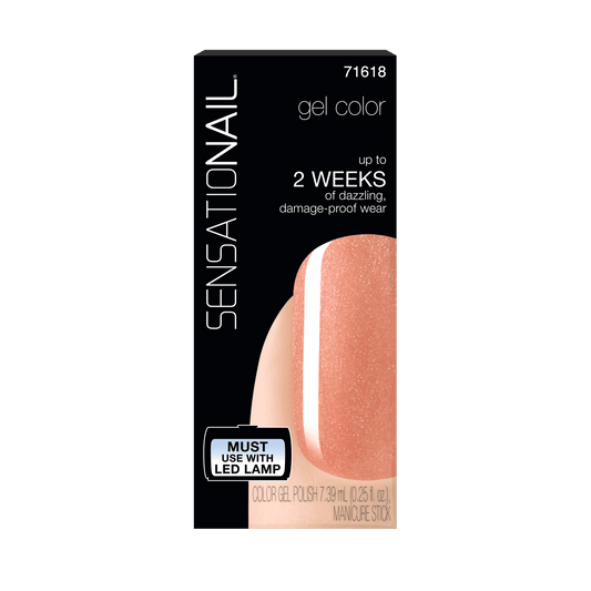 Sensationail Gel Nail Polish (Orange), Mi Amor, 0.25 fl oz