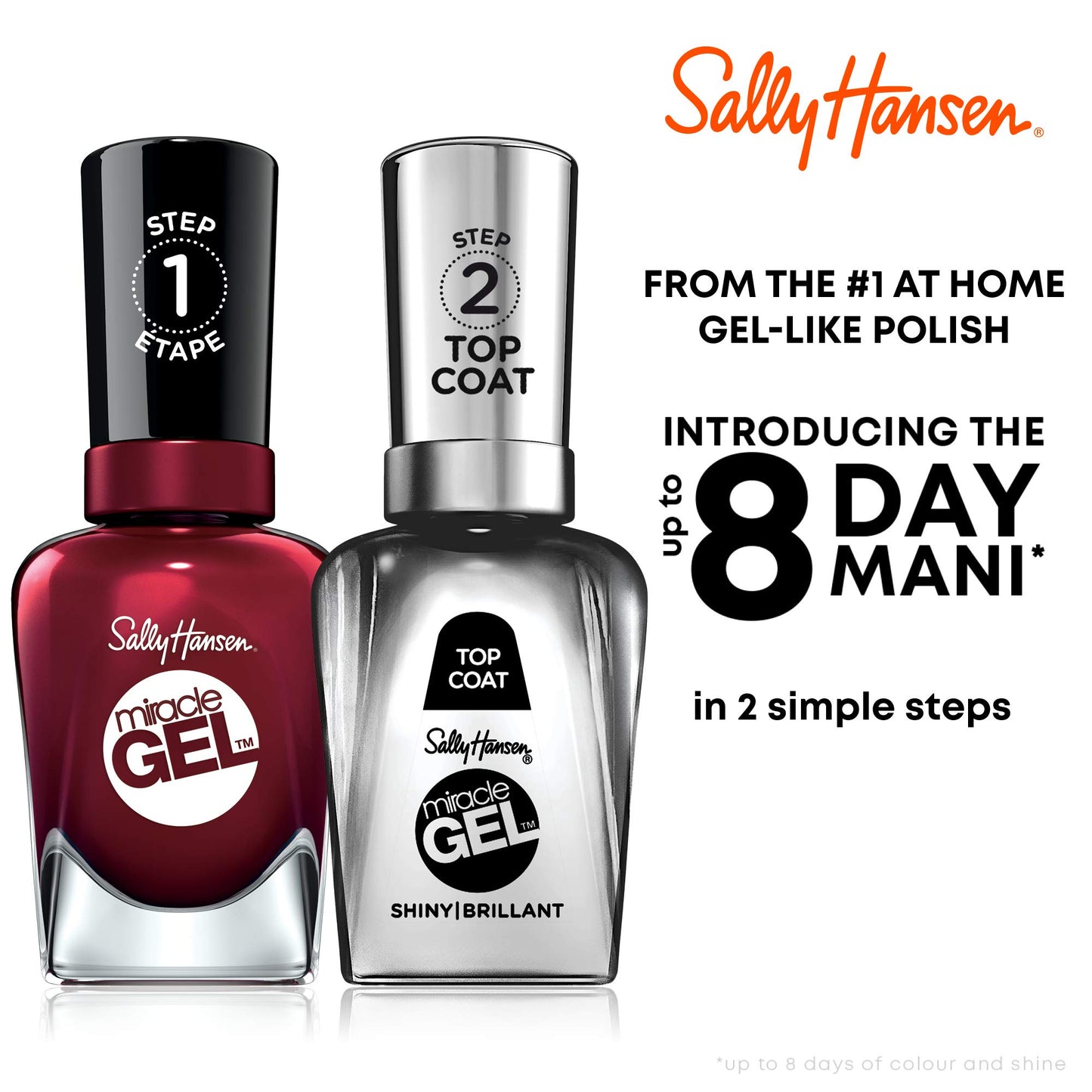 Sally Hansen Miracle Gel™, V-Amplified, Long Lasting, Purple Nail Polish