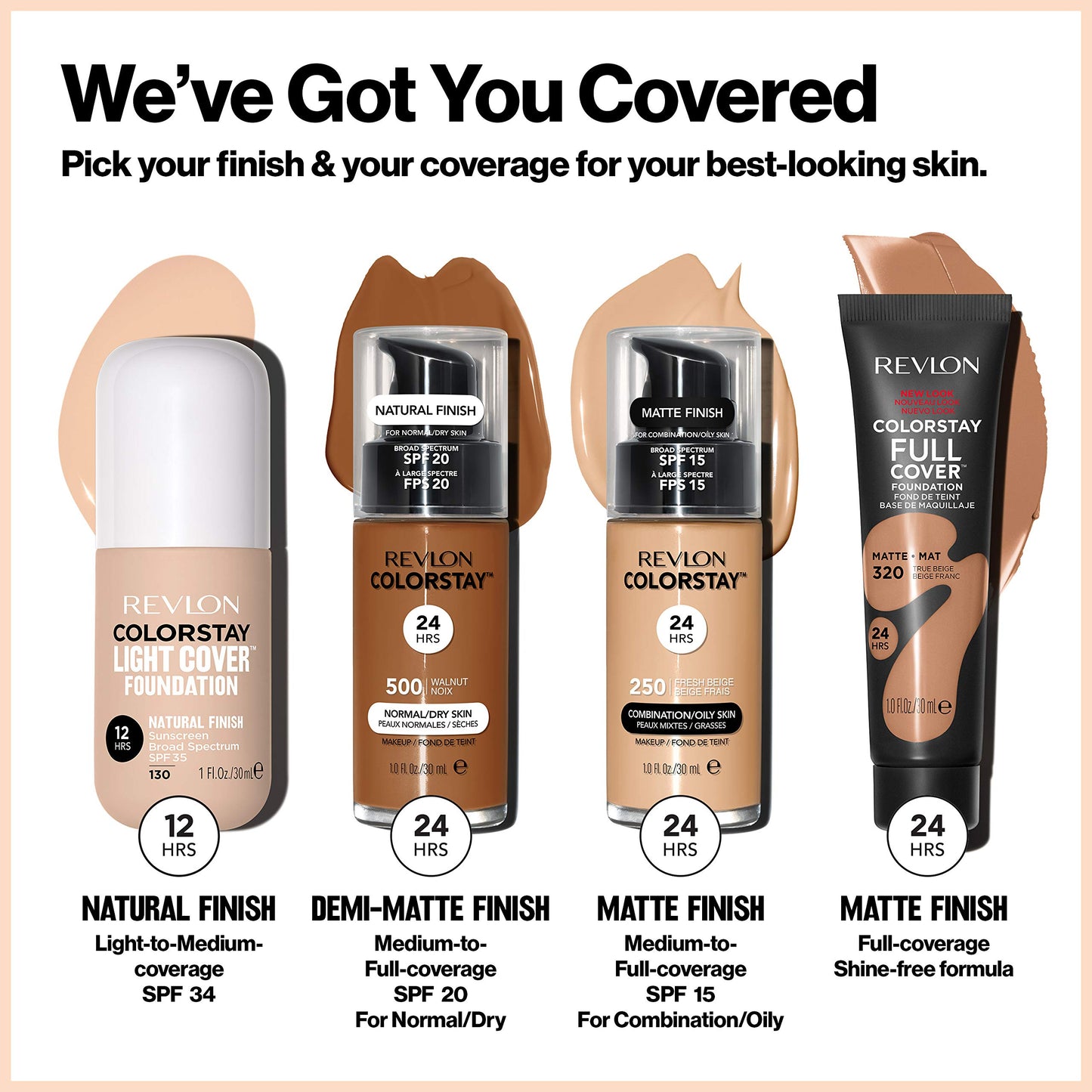 Revlon ColorStay Light Cover Liquid Foundation SPF 35, 620 Java, 1Oz.