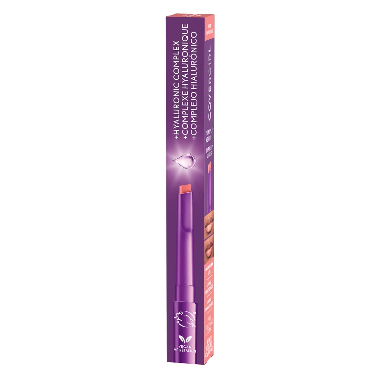 CoverGirl Simply Ageless Lip Flip Liner - Long Lasting  - Brilliant Coral