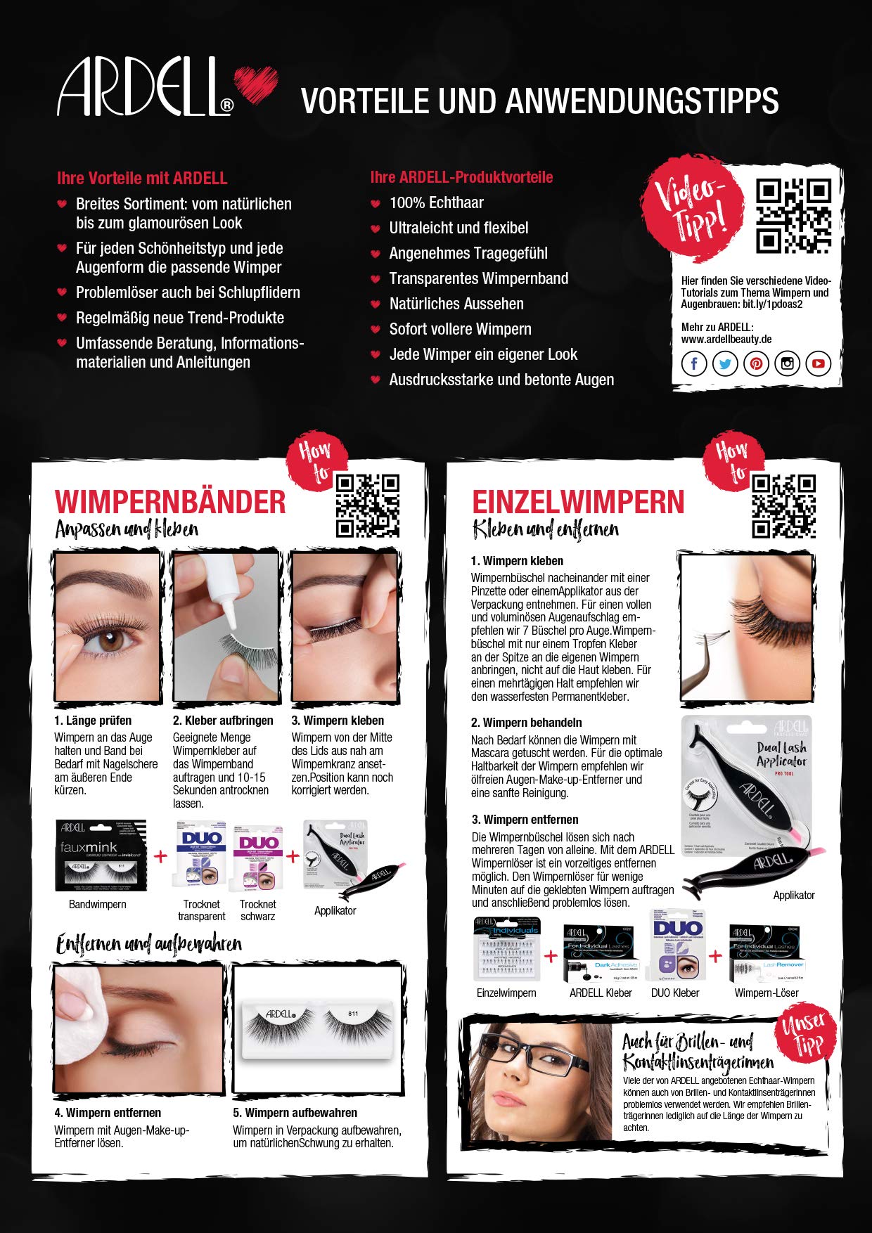 Ardell Naked Lash 422, Black False Eyelashes