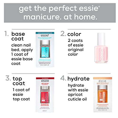 essie Salon Quality Vegan Nail Polish, Sandy Beige, 0.46 fl oz Bottle
