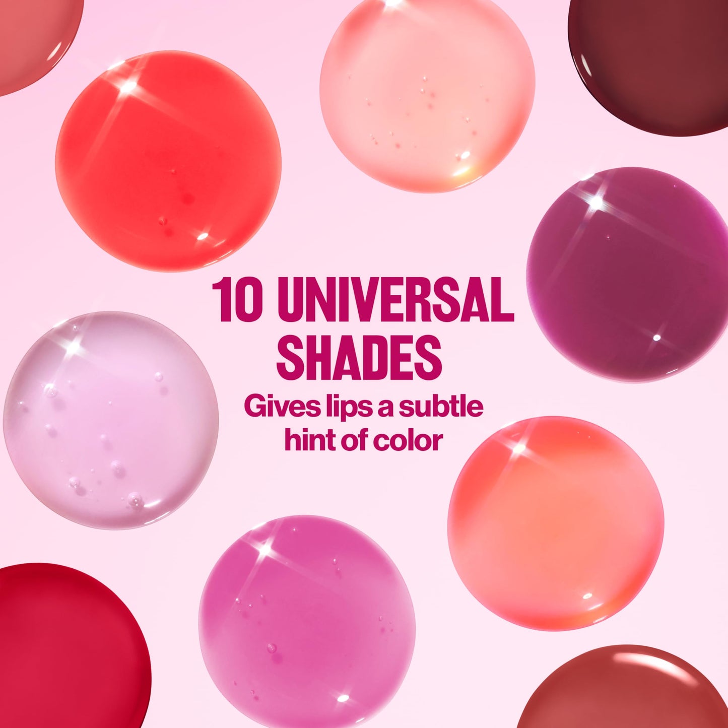 Revlon Super Lustrous Glimmer Nourishing Lip Oil, 004 Gone Rose, 0.13 fl oz