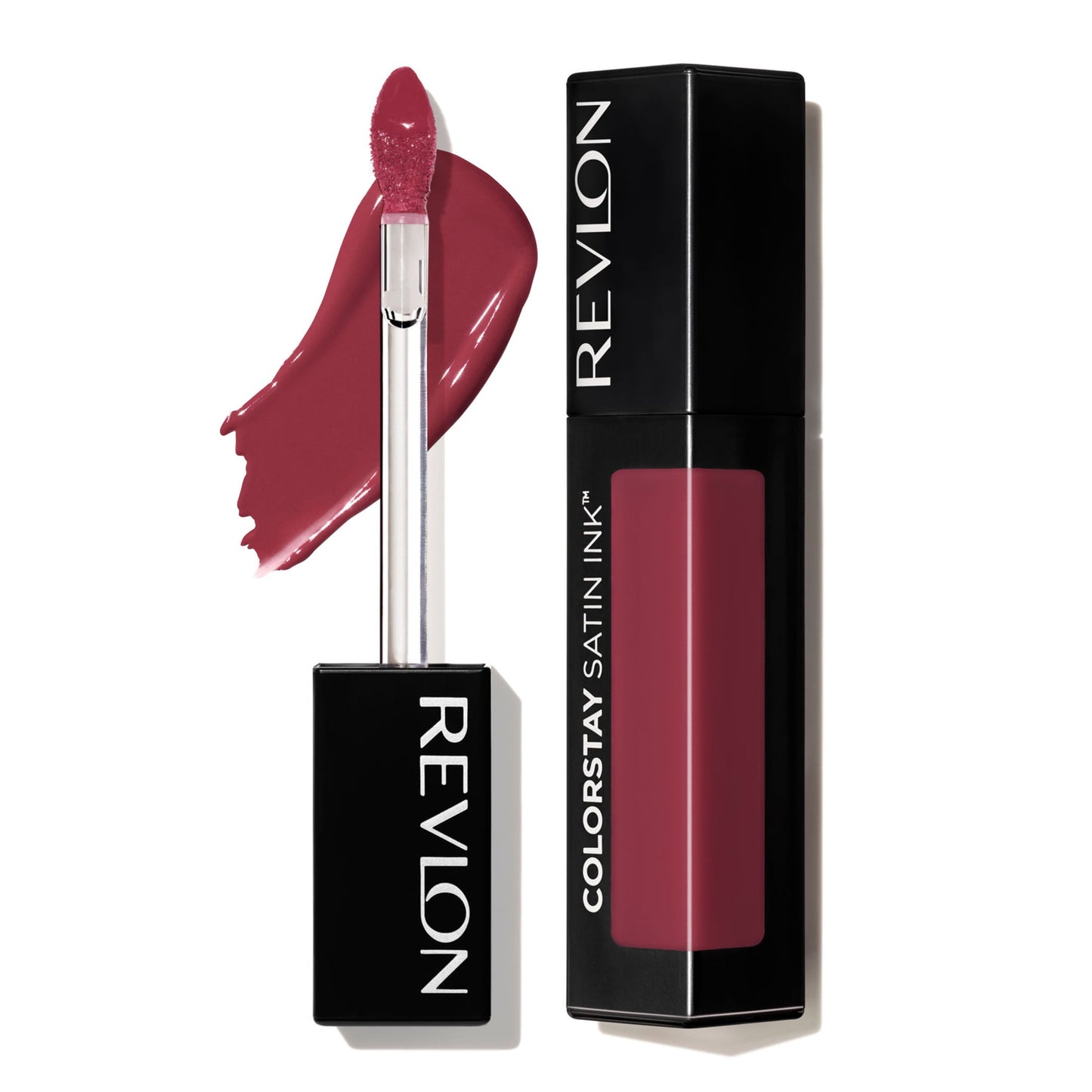 Revlon ColorStay Satin Ink Long Lasting Lipstick with Vitamin E, Silky Sienna, 0.17 fl oz