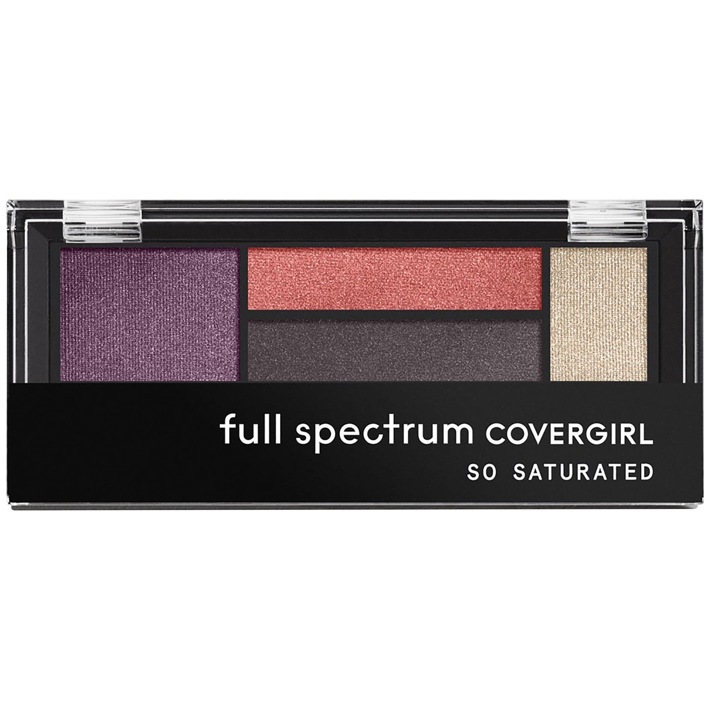 COVERGIRL Full Spectrum So Saturated Quad Eyeshadow Palette, With It